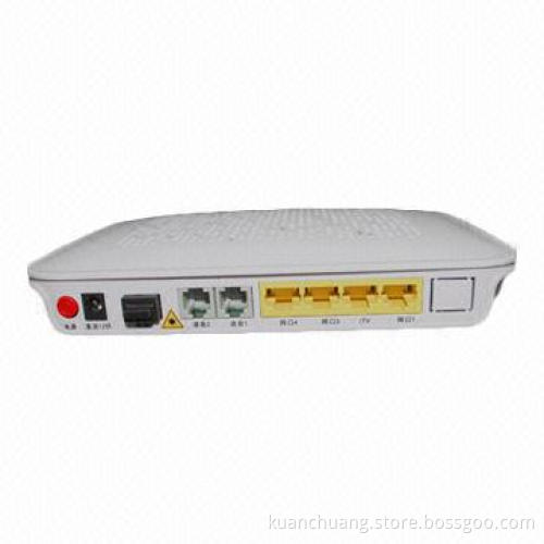EPON ONU, F460 Optical Network Terminal, 4 Ethernet + 2 FXS Ports/English Firmware, SIP, Branded New